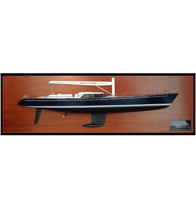 Custom Half Models - Nautor Swan - Nautor's Swan 112 custom half model with deck details - Abordage