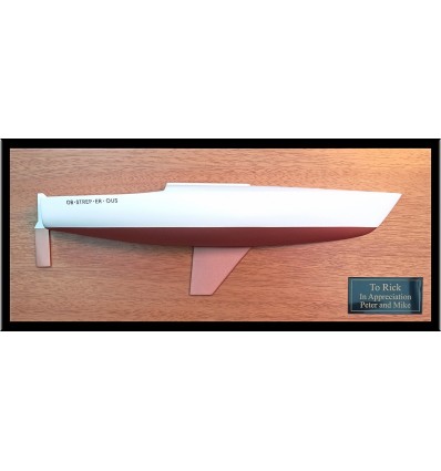 Custom Half Models - JBoats - J 24 J/Boats Custom half model with cabin and cockpit only - Abordage