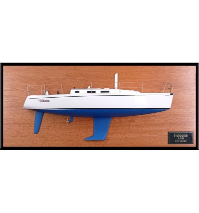 Custom Half Models - JBoats - J109 jBoats replica custom half model with deck details - Abordage