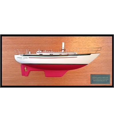 Custom Half Models - Pacific Seacraft - Pacific Seacraft 34 custom model with deck details - Abordage
