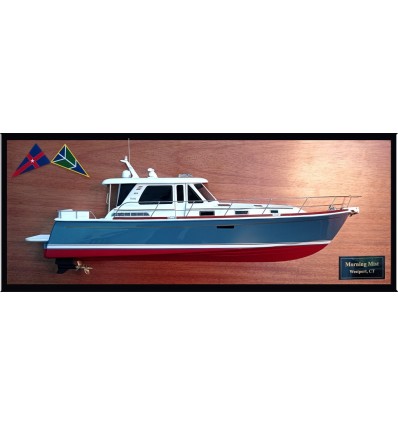 Custom Half Models - Sabre Yachts - Sabre 48 custom half model with deck details - Abordage