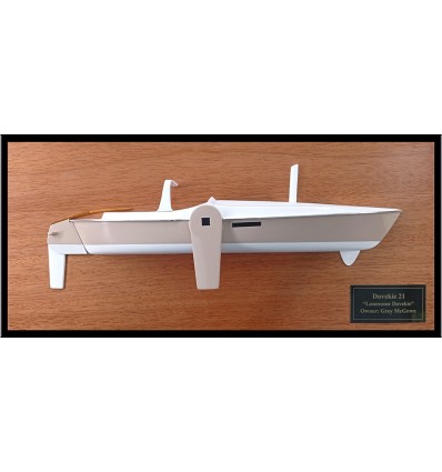 Custom Half Models - - Dovekie 21 custom half model with deck details - Abordage