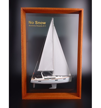 Custom Half Models - Beneteau - Beneteau Oceanis 41 Framed Half Model - Abordage