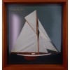 Custom Half Models - - Shamrock III Framed half model - Abordage