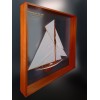 Custom Half Models - - Shamrock III Framed half model - Abordage