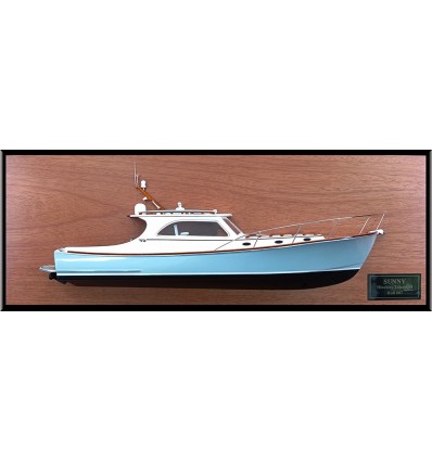 Custom Half Models - Hinckley - Hinckley Talaria 44 Express custom half model with deck details - Abordage
