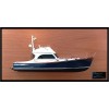 Custom Half Models - Hinckley - Hinckley Talaria 44 FlyBridge custom half model with deck details - Abordage
