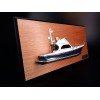 Custom Half Models - Hinckley - Hinckley Talaria 44 FlyBridge custom half model with deck details - Abordage
