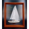 Custom Half Models - Ericson Yachts - Ericson 35 MKII Framed Half Model - Abordage
