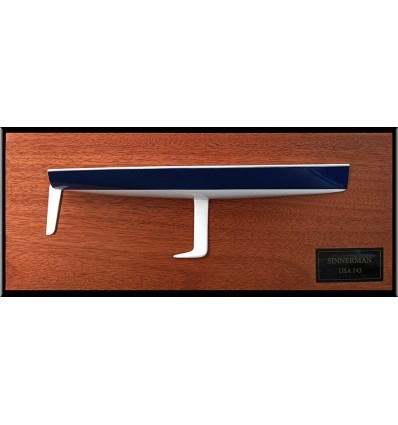 Custom Half Models - Viper 640 One Design Sport Boat - Viper 640 flush deck half hull replica - Abordage