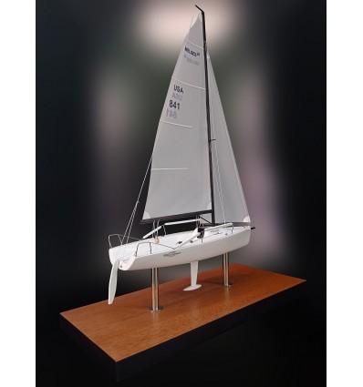 Custom Desk Models - Melges - Melges 24 custom desk model replica - Abordage