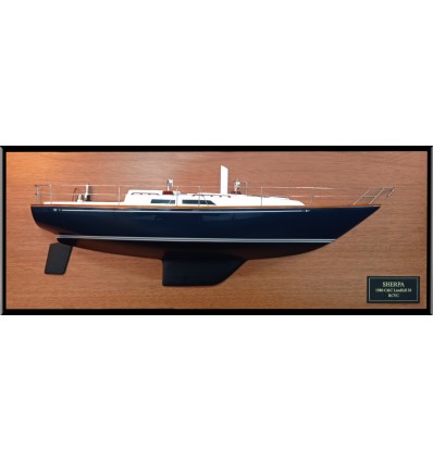 Custom Half Models - C&C Yachts - C&C Landfall 38 custom half model with deck details - Abordage