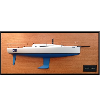 Custom Half Models - JBoats - J-99 JBoats custom half model with deck details - replica - Abordage