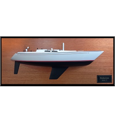 Custom Half Models - Baltic Yachts - Baltic 37 custom half model with deck details - Abordage