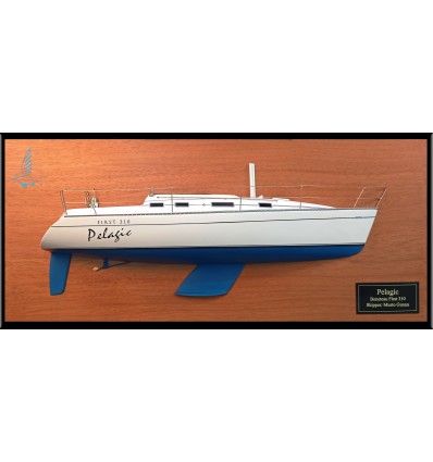 Custom Half Models - Beneteau - Beneteau First 310 custom half model with deck details - Abordage