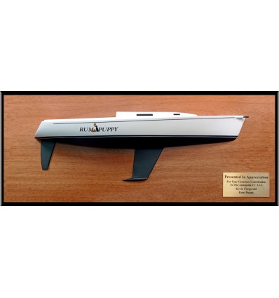 Custom Half Models - JBoats - J105 JBoats custom half model with cabin and cockpit only replica - Abordage