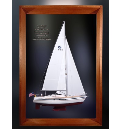 Custom Half Models - - Contest 36S Framed half Model - Abordage