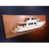 Custom Half Models - - Fleming F85 enclosed FlyBridge custom half model - Abordage