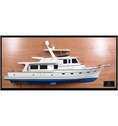 Custom Half Models - - Fleming 65 custom half model with deck details replica - Abordage