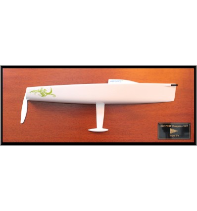 Custom Half Models - Melges - Melges 24 Custom half model with cabin and cockpit only with backboard - Abordage