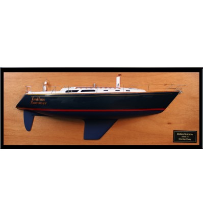 Sabre 38.8 MKII custom half model with deck details