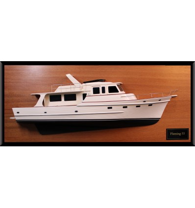 Fleming F55 custom half model with deck details