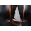 Tartan 42 Framed half model with mast and sails