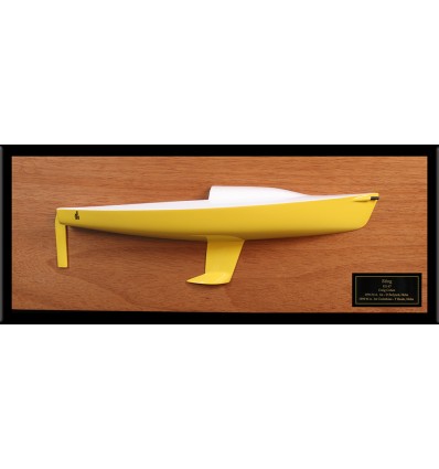 J80 replica, half model with cabin and cockpit only