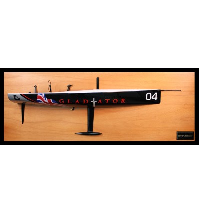 TP52 Gladiator custom half model with deck details