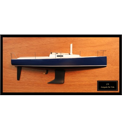 J-9 J Boats half model with cabin and cockpit only