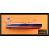 16’ Special Race Runabout of 1939 custom half model with deck details