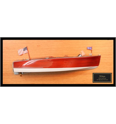 GarWood 18’ Double Cockpit Runabout - 1934 custom half model