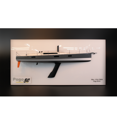 Pogo 50 half model