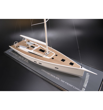 Grand Soleil 52 Performance model cut at the waterline
