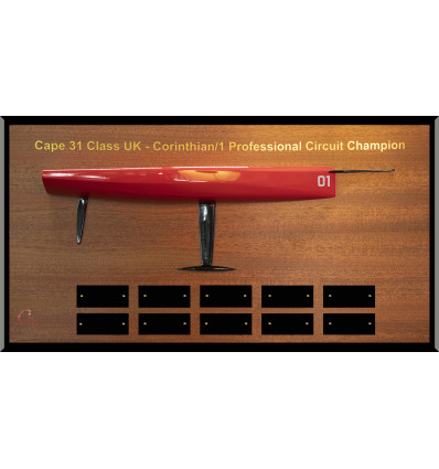 Cape 31, UK Circuit Corinthian Champion half model trophy
