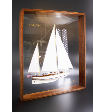Cherubini 44 stunning framed half model