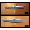 J-88 exquisite custom half model with deck details