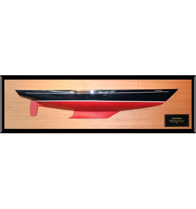 Geronimo 70 foot cutter half hull