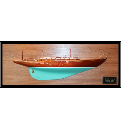Concordia 39 Yawl wondrous custom half model with deck details